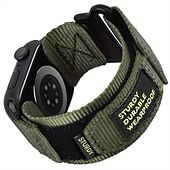 お買い得  Apple Watch Bands-スポーツバンド と互換性があります Apple Watch ウォッチバンド 38mm 40mm 41mm 42mm 44mm 45mm 49mm 調整可 高通気性 ナイロン 交換用時計バンド のために iwatch Ultra 2 Series 9 8 7 SE 6 5 4 3 2 1
