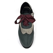 ieftine Oxfords de Damă-Pentru femei Tocuri Pantofi pumps Oxfords Bullock Pantofi Mărime Plus Size Pantofi de epocă Petrecere Zilnic Culoare solidă Bloc Culoare Iarnă Toc Mic Vârf rotund Elegant Casual minimalism Piele de
