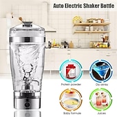 cheap Kitchen Appliances-Portable USB Rechargeable Protein Shaker Bottle Electric Mixer Cup