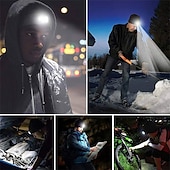 economico Cuffie on-ear e over-ear-Berretto Bluetooth con luci microfoni lampada frontale ricaricabile cuffie wireless regali per uomini donne papà adolescenti