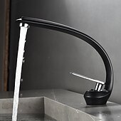 お買い得  クラシカル-バスルームのシンクの蛇口 - クラシック 電気メッキ / 塗装仕上げ センターセット シングルハンドルつの穴Bath Taps