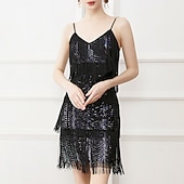 economico Abiti da Pratica-Balli latino-americani Balli da sala Abito Nappa Colore Puro A fantasia Per donna Prestazioni Addestramento Senza maniche Alto Poliestere