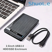cheap Computer Peripherals-2.5 Inch SATA To USB 3.0 SSD HDD Enclosure Tool Free External Hard Disk Casing Hdd Case Hard Disk CaseOptimized For SSD Support UASP SATA III