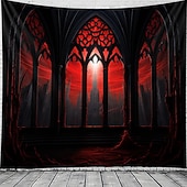 cheap Wall Tapestries-Wall Tapestries Castle Vintage Dark Punk Gothic Style Home Decor