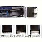 ieftine Epilat &amp; Ras-Mașină de Ras Electrică pentru Bărbați - 3 Capete de Lama Interchangeabile - Barbă Umedă  Uscată Ras Balon Nas Trimmer pentru Părul Facial - Cadouri Ideale de Ziua Îndrăgostiților pentru Bărbați