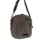 cheap Men's Bags-Men's Canvas Crossbody Shoulder Bag – Multi-Pocket Travel Messenger Bag with Zipper Compartments for Outdoor, Commuting, and Daily Use