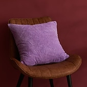 economico Tendenze cuscini-cuscini decorativi cuscini più belli velluto a coste tinta unita semplice senza anima strisce di mais fodera per cuscino fodera per cuscino multicolore