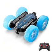お買い得  rc車-新しい両面スイングアームスタントカーリモートコントロールカージェスチャー誘導ツイストカー変形転倒バケットスタント電動おもちゃの車