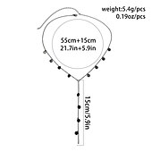 abordables Collares y colgantes-1 PC collar largo For Mujer Fiesta Diario Legierung Largo Estrella