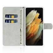 cheap Samsung Cases-Phone Case For Samsung Galaxy S23 S22 S21 S20 Ultra Plus FE A54 A34 A14 A72 A52 A32 A22 A12 Note 20 Ultra 10 Plus A53 A33 A23 A13 Note 20 10 S25 Ultra Wallet Case with Stand Holder Magnetic Full Body