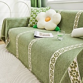 cheap Sofa Blanket-Chenille Sofa Cover Couch Cover Sage Green Couch Protector  Sofa Blanket Sofa Throw Cover for Couches Washable Sectional Sofa Couch Covers for Dogs