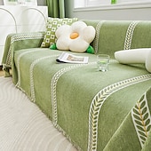 cheap Sofa Blanket-Chenille Sofa Cover Couch Cover Sage Green Couch Protector  Sofa Blanket Sofa Throw Cover for Couches Washable Sectional Sofa Couch Covers for Dogs