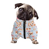 abordables Ropa y Accesorios para Perros-Perros Gatos Sudadera Moda Casual Invierno Impermeable Transpirable Suave Lavable Cómodo Casual Diario Ropa para perros for Bichón Frisé Pomerania Animal doméstico del bebé Mariposa Small
