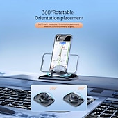 お買い得  車載ホルダー-多機能自動車電話ホルダー、360度回転ダッシュボード携帯電話ホルダー、カーナビゲーション滑り止めホルダー、車のダッシュボード滑り止めマットに適しており、すべての電話に適しています