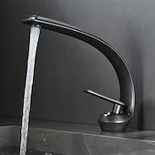 お買い得  クラシカル-バスルームのシンクの蛇口 - クラシック 電気メッキ / 塗装仕上げ センターセット シングルハンドルつの穴Bath Taps