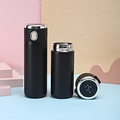 cheap Household Appliances-Smart Thermos Mug Mini Stainless Steel Thermos Cup Portable Leak Proof Water Cup with Filter Water Vacuum Tea Coffee Bottle Cup
