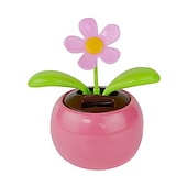 billiga Hängen och dekor till bilen-2st ny modesoldriven dans gungande animerad blomma leksak bil styling heminredning prydnad