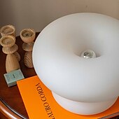 cheap Bedside Lamp-Creative Design Donut Atmosphere Lamp Plug- in Control Use Table Lamp Modern Night Lamp for Bedside Bedroom Or Warm Decoration