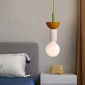 economico Luci Isola cucina-lampada a sospensione a led lampada a sospensione in legno semplice caffetteria ristorante bar lampada a sospensione plafoniera in metallo per camera da letto camera per bambini 110-240v