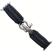 baratos Pulseiras de Apple Watch-1 pacote Corda trançada artesanal Compatível com Pulseira Apple Watch 38mm 40mm 41mm 42mm 44mm 45mm 49mm Entrançado Elástico Ajustável Tecido pulseira de substituição para iwatch Ultra 2 Series 9 8 7