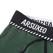economico Pantaloncini, calzamaglie e pantaloni da uomo-Arsuxeo Per uomo Pantaloni da ciclismo Bicicletta Calze / Collant / Cosciali Ghette Adattabile Ciclismo da montagna Cicismo su strada Gli sport Traspirante Traspirazione umidità Comodo Elastico Nero