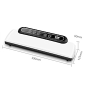 cheap Kitchen Appliances-Vacuum Sealer Machine Automatic Food Sealer for Food Savers w/Starter Kit Led Indicator Lights Easy to Clean Dry &amp; Moist Food Modes
