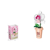 cheap Building Toys-Meat building block flower blind box simulation flower potted tabletop decoration assembly boutique toy gift prize