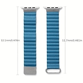 رخيصةأون عصابات Apple Watch-متوافق مع Apple Watchband 38 مم 40 مم 41 مم 42 مم 44 مم 45 مم 49 مم مشبك معدني نساء رجال جلد استبدال حزام الساعة إلى iwatch Ultra 2 Series 9 8 7 SE 6 5 4 3 2 1