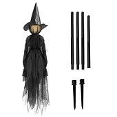 olcso Halloween szabadtéren-halloween dekoráció színes izzó 3db boszorkányok kézenfogva egyetlen szellemjelenet dekorációs kellékek