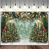 Недорогие рождественский гобелен висит-Рождественские украшения дерево висит гобелен настенное искусство Рождество большой гобелен фреска декор фотография фон одеяло занавеска для дома спальня гостиная украшения