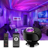 economico Lampada proiettore e proiettore laser-proiettore galattico proiettore stellare luce notturna con timer remoto e altoparlante bluetooth per la camera da letto 29 effetti di luce area più grande forme galattiche proiettore di luce per
