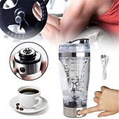 cheap Kitchen Appliances-Portable USB Rechargeable Protein Shaker Bottle Electric Mixer Cup