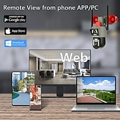 voordelige IP-netwerkcamera&#039;s voor buiten-evkvo 5mp dual lens draadloze beveiligingscamera&#039;s 10x digitale zoom kleur nachtzicht 2-weg audio ptz afstandsbediening auto tracking vooraf ingestelde punten &amp; cruisefuncties voor huisbeveiliging