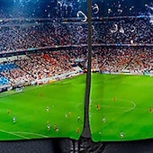 billiga Pojkens 3D Sporter &amp; Spel-Pojkar 3D Fotboll Huvtröja Kappa Ytterkläder Långärmad 3D-tryck Höst Vinter Mode Streetwear Häftig Barn 3-12 år Utomhus Ledigt Dagligen Normal