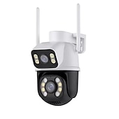 economico Videocamere di sorveglianza per esterni-telecamera wifi visione notturna esterna doppio schermo rilevamento umano 3mp protezione di sicurezza telecamera ip di sorveglianza cctv