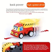 economico veicoli radiocomandati-20 pezzi di giocattoli per auto per bambini, inerzia di rimbalzo, set di giocattoli per auto di ingegneria, biglietto d&#039;ingresso per piccola auto giocattolo di rimbalzo per bambini