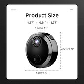 levne Pokojové infračervené kamery-hdq15 mini kamerový dohled ip wifi hd 1080p noční vidění dálkové ovládání inteligentní domácnost mikro zabezpečení ochrana kamery pro dětské chůvičky