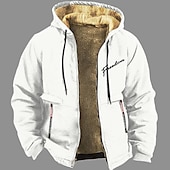 economico felpe 3d da uomo-Per uomo Alfabetico Stampe astratte Felpe Manica lunga Felpe Con cappuccio Giornaliero Informale Per eventi Da mare Autunno inverno Nero Bianco Rosso Abbigliamento progettista S M L XL XXL 3XL