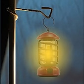 tanie Światła kempingowe-frogued lampa kempingowa przenośna lampa retro przełącznik obrotowy światła USB ładowanie namiot kempingowy lampa podróżna vintage oświetlenie zewnętrzne