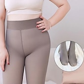 cheap Socks-Women&#039;s Panty Hose Party Gift Daily Solid Color Acrylic Fibers Casual Warm Elastic Leg Shaping 1 Pair