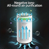 ieftine Purificator de Aer Auto-purificator de aer auto portabil usb tip-c deodorizant filtre de aer purificator de aer cu ioni negativi &amp; lumina de noapte
