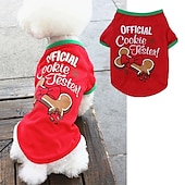 cheap Cooling Vest &amp; Shirt-Dog Cat Shirt / T-Shirt Fashion Party Winter Waterproof Breathable Soft Washable Comfortable Christmas Party Casual Daily Festival Dog Clothing for Bichon Frise Pomeranian Baby Pet Papillon Small