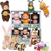 abordables favor de fiesta-adorable muñeca bebé durmiente: regalo perfecto para niñas con simulación de renacimiento &amp; ¡Accesorios relajantes! regalos de navidad/halloween