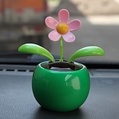 billiga Hängen och dekor till bilen-2st ny modesoldriven dans gungande animerad blomma leksak bil styling heminredning prydnad