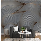 voordelige Behang-cool wallpapers 3d abstracte muurschildering behang muurschildering muurstickers bladeren abstracte schets foto geschikt voor hotel woonkamer slaapkamer art deco
