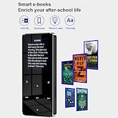 رخيصةأون مشغل MP3-Q8 مع مشغل MP3 بلوتوث 5.0 شاشة لمس كاملة 1.8 بوصة 4 جيجابايت 8 جيجابايت 16 جيجابايت 32 جيجابايت مشغل موسيقى MP4 مع مكبر صوت مدمج ومسجل راديو FM