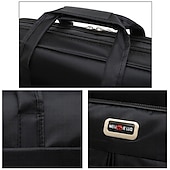 cheap Men&#039;s Bags-Men&#039;s Business Laptop Bag with Shoulder Strap, Water-Resistant Work Briefcase with Multiple Zipper Pockets for Office and Travel