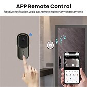 voordelige Video-intercomsystemen-tuya smart home video deurbel 1080p camera buiten draadloze wifi deurbel waterdicht huis beveiliging smart lifefor alexa/google home