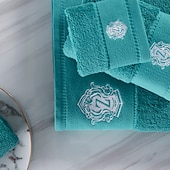 abordables Les serviettes-ensemble de serviettes en coton trois pièces, cadeau d&#039;entreprise, serviette de bain, usage hôtelier