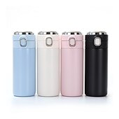 cheap Household Appliances-Smart Thermos Mug Mini Stainless Steel Thermos Cup Portable Leak Proof Water Cup with Filter Water Vacuum Tea Coffee Bottle Cup